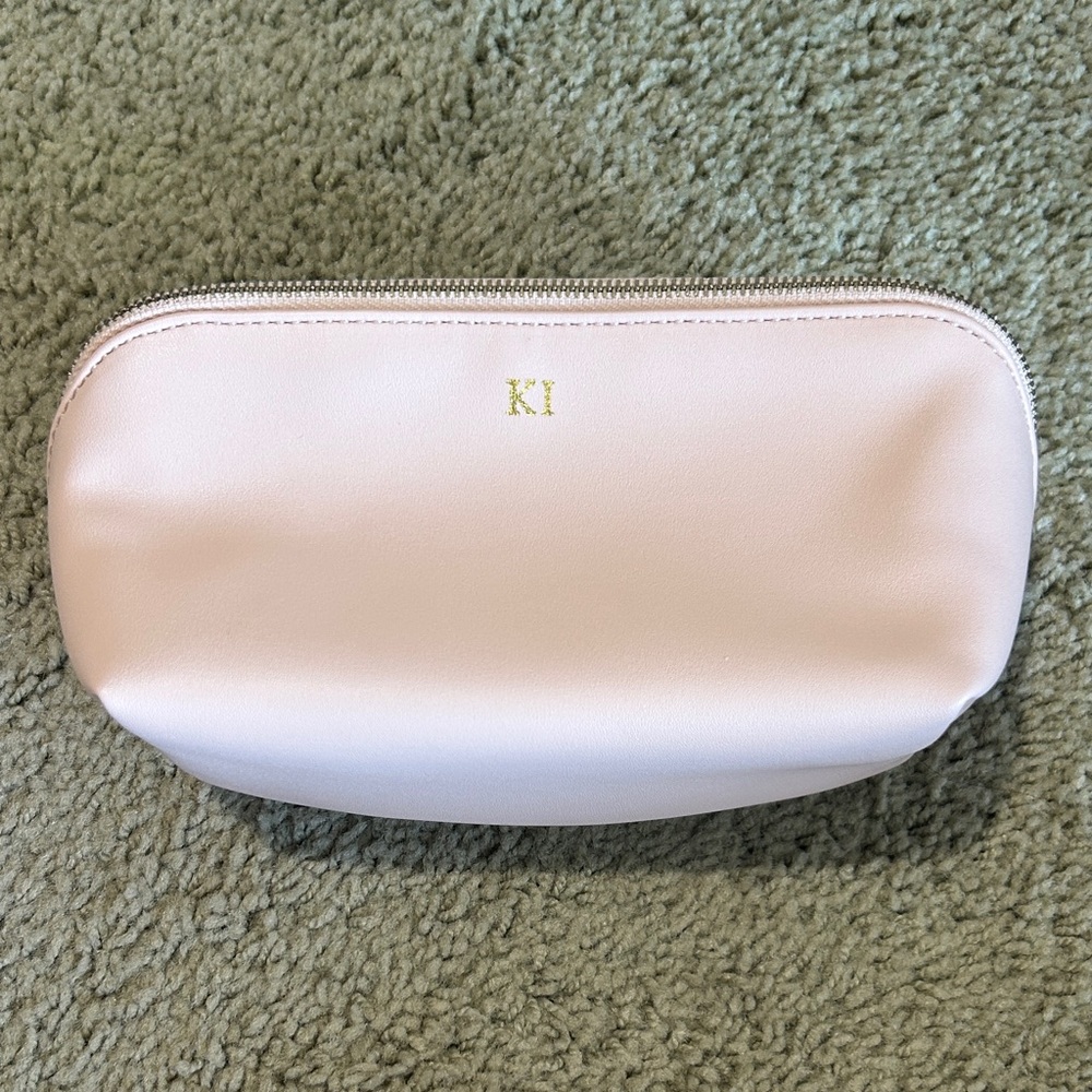 Pink Leather Pouch